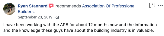 Association of Professional Builders Membership